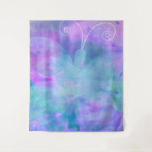 Fondo de fiesta de mariposa pastel azul verdoso pú