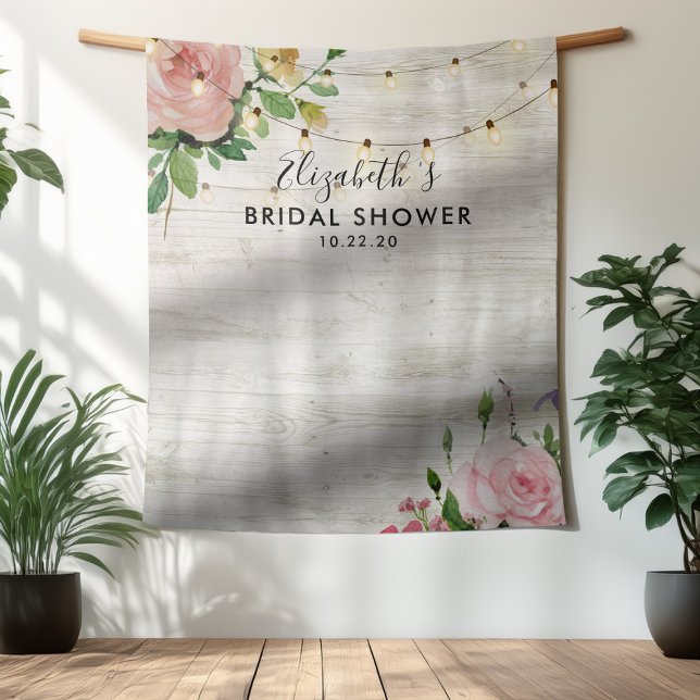 Tapiz Fondo de flores de fotografía para ducha de novia  (Subido por el creador)