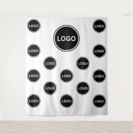 Tapiz Fondo de Foto con Logotipo Personalizado de Paso y