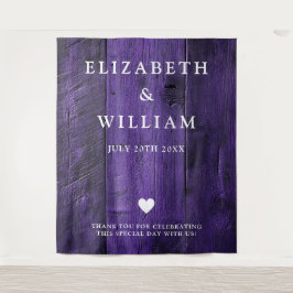 Tapiz Fondo de foto de Booth Rustic Boho Barn Purple