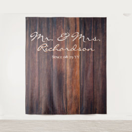 Tapiz Fondo de foto de madera de granero marrón oscuro r