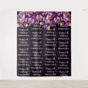 Tapiz Fondo de foto del collage de nombres de cumpleaños
