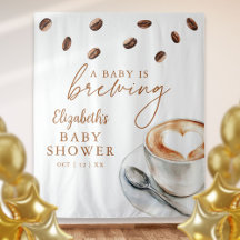 Fondo de foto para baby shower de preparación de c