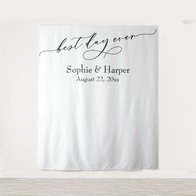 Tapiz Fondo de Foto para el Día Más Simple y Mejor (Anverso)