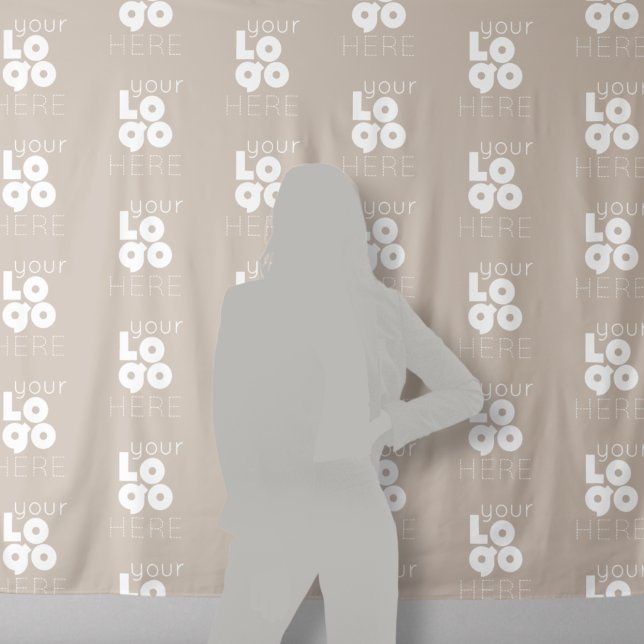 Tapiz Fondo de foto personalizado con logotipo repetido  (Subido por el creador)