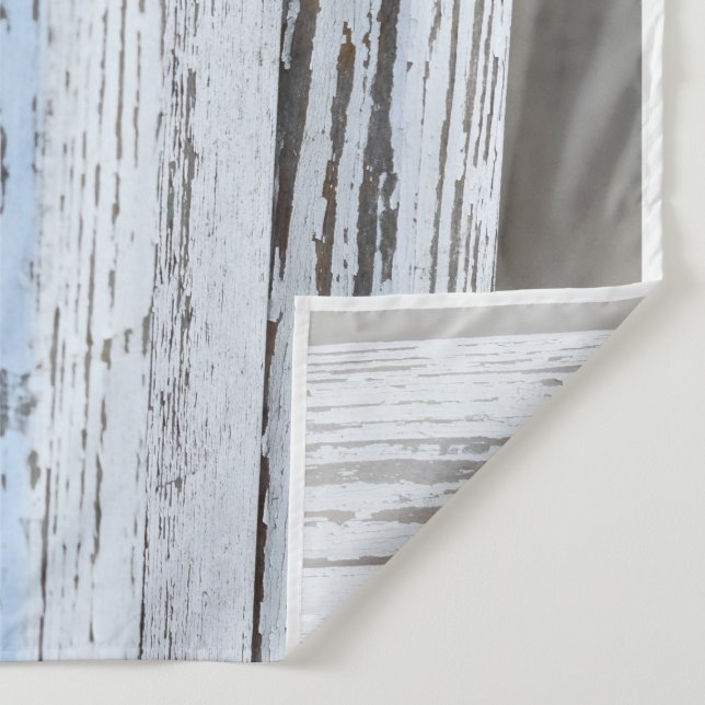Tapiz Fondo de fotografía de madera blanca rústica (Detalle)
