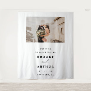 Tapiz Fondo De Fotomatina boda Con Foto