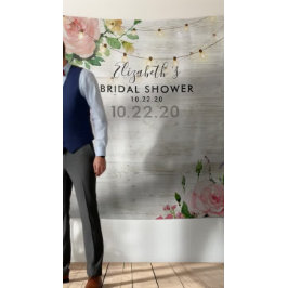 Tapiz Fondo de Fotos para Despedida de Soltera Flores Lu