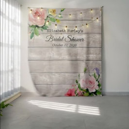 Tapiz Fondo de Fotos para Despedida de Soltera Flores Lu