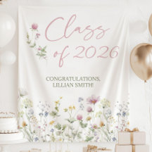 Fondo de graduación de flores silvestres, Foto de 