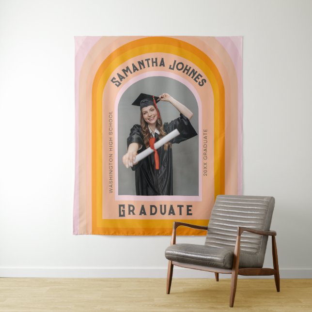 Tapiz Fondo de graduación de fotografía del arco iris ar (In situ)