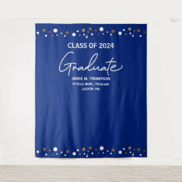 Tapiz Fondo de graduación de la clase de 2024 de la clas