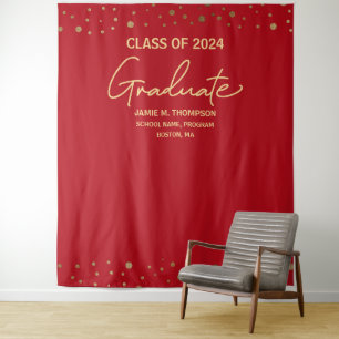 Tapiz Fondo de graduación de la clase de 2024 de Red Gol