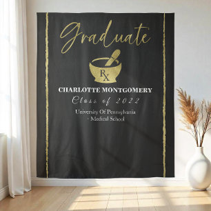 Tapiz Fondo de graduación de la escuela de farmacia grad