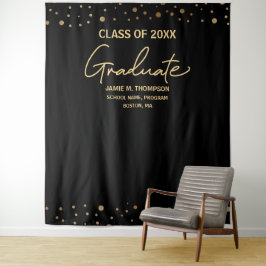 Tapiz Fondo de graduación de la promoción 2024 de Black