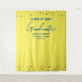 Tapiz Fondo de graduación de la promoción 2024 de Yellow