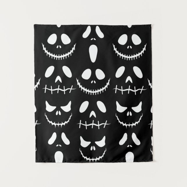 Tapiz Fondo de Halloween. Patrón sin inconvenientes (Anverso)