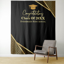 Fondo de la cabina de fotos de graduación moderna