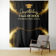 Fondo de la cabina de fotos de graduación moderna