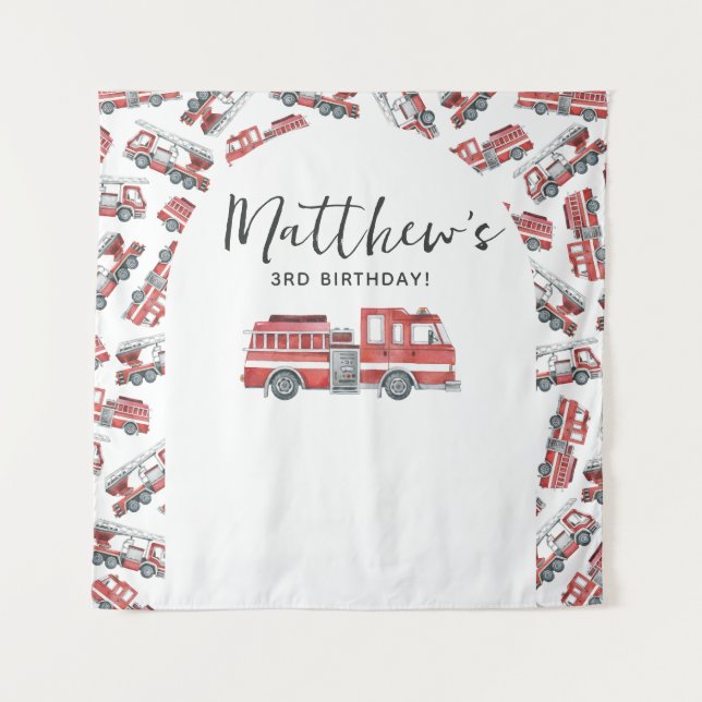 Tapiz Fondo de la fiesta de cumpleaños del motor de bomb (Anverso)