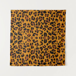 Tapiz Fondo de la piel del leopardo del patrón