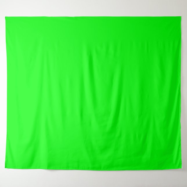 Póster pantalla verde neón, fondo de zoom sólido brillant