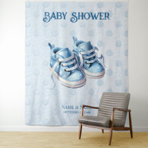 Fondo de las zapatillas azules para bebés