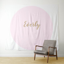 Fondo de mesa para pastel con letra script simple