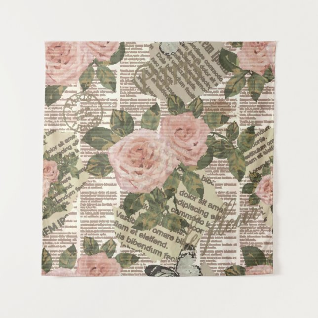 Tapiz Fondo de pantalla de viaje de París. Periódico vin (Anverso)