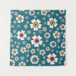 Tapiz Fondo de pantalla floral tropical hawaiano: diseño