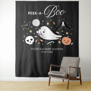 Tapiz Fondo de Pantalla para Baby Shower del Fantasma de
