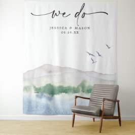 Tapiz Fondo de pantalla para cabina de fotos en boda en