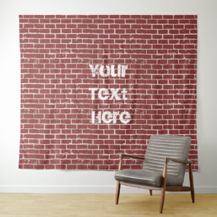 Tapiz Fondo de pared de ladrillo personalizable