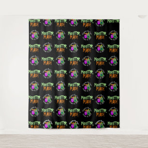 Tapiz Fondo de Paso y Repetición de Monstruos de Hallowe