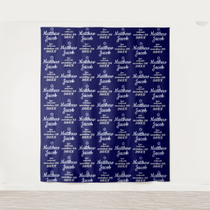 Tapiz Fondo de Paso y Repetición para Bar Mitzvah