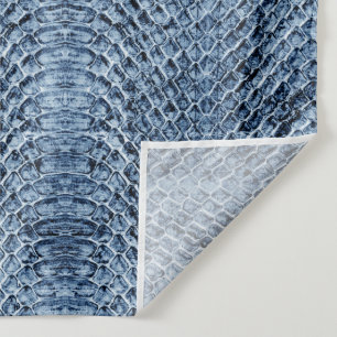 Tapiz Fondo de piel de víbora de mezclilla azul