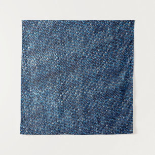 Tapiz Fondo de textura de vaqueros de denim azul.