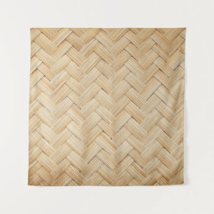 Tapiz Fondo De Textura Resumen De Bambú Tejido.