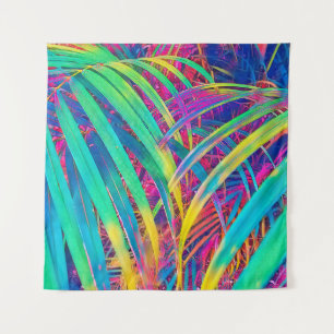 Tapiz Fondo de textura tropical de hojas de palma. Palm