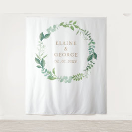 Tapiz Fondo del Boda de la vegetación del eucalipto botá