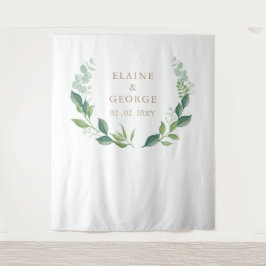 Tapiz Fondo del Boda de la vegetación del eucalipto botá