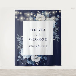 Tapiz Fondo del cuerpo de la foto floral de la bandera a