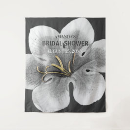 Tapiz Fondo del cuerpo fotográfico del Boda de Moda blan