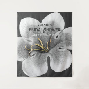 Tapiz Fondo del cuerpo fotográfico del Boda de Moda blan