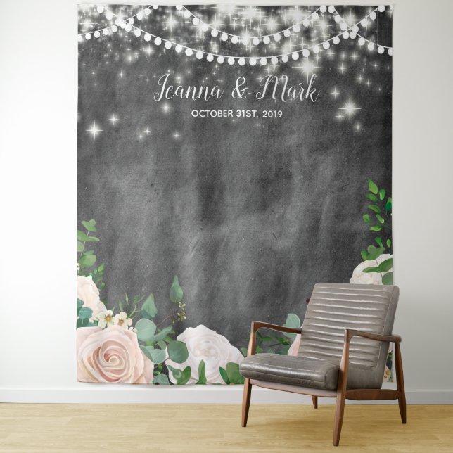 Tapiz Fondo del cuerpo fotográfico del Boda del Boho Ros (In situ)