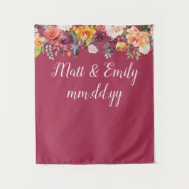 Tapiz Fondo del cuerpo fotográfico otoño Prop. Borgoña B