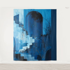 Tapiz Fondo del Fiesta nocturno iluminado por la luna, l