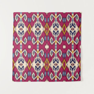 Tapiz Fondo del patrón de quevron del ikat étnico Tradic