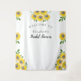 Tapiz Fondo del signo de bienvenida de la ducha de novia