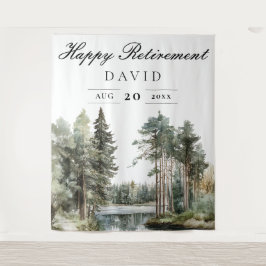 Tapiz Fondo Fiesta de retiro de bosque acuático